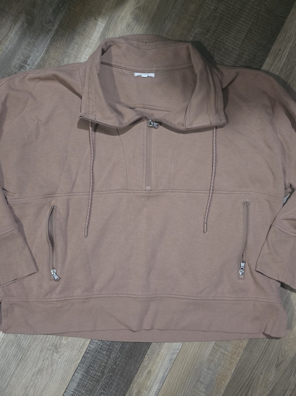 Maurices Women's Quarter-Zip Hoodie in Dusty Mauve